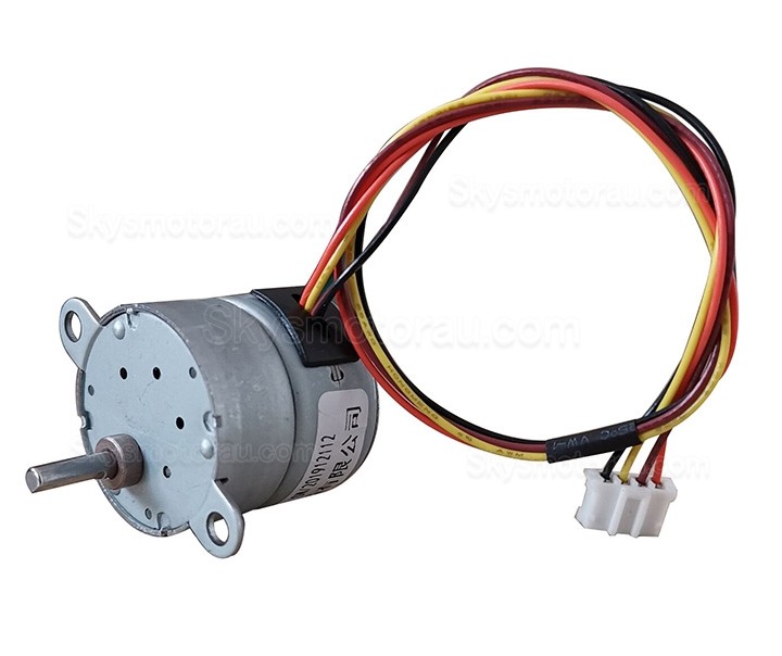 Oukeda OK25BY15-Series &Phi;25mm PM Geared Stepper Motor 7.5 Deg 12V 2 Phase with 5:1 /10:1 Gearbox